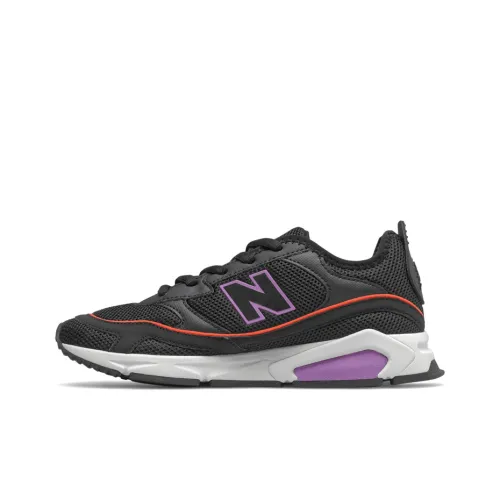 New Balance NB X Racer Амортизация Низкий Топ Повседневная Обувь Женская Черный Фиолетовый