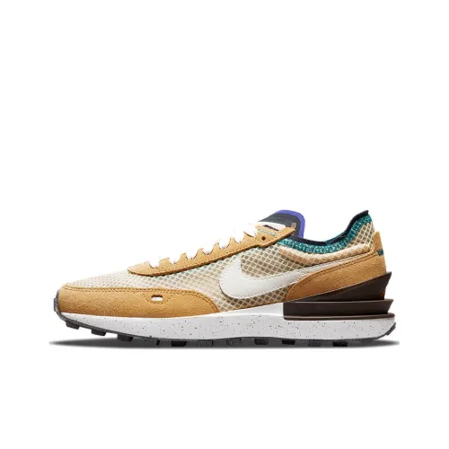 Nike Waffle One Low Топ Casual Женский Бежевый Коричневый