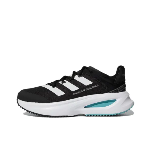 Adidas Neo Fluidflash Slip Resistant Abrasion Resistant Легкий Низкий Топ Casual Мужской Черный Белый