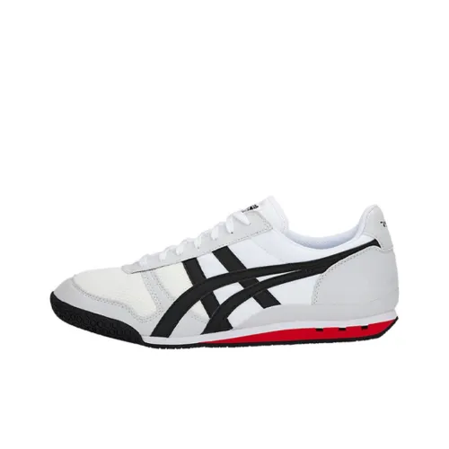 Onitsuka Tiger Ultimate 81 Амортизаторы Slip-resistant устойчивые к истиранию Низкий топ Повседневная обувь Мужская Белый Черный Красный