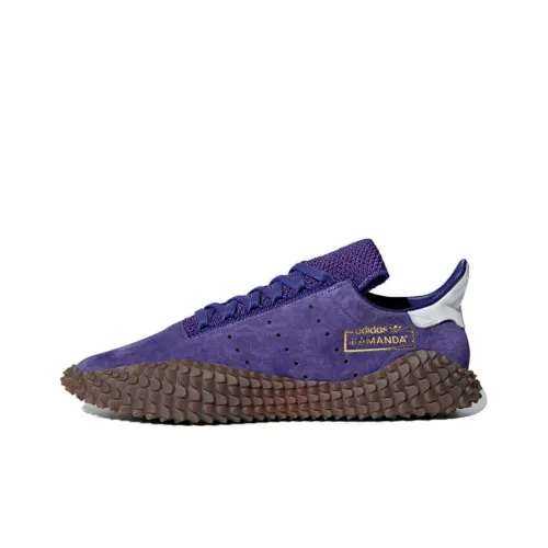 Adidas Originals Kamanda 10 Slip-resistant Abrasion-resistant Low Top Casual Men's Purple White Brown