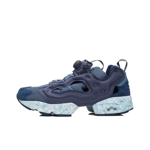 REEBOK Instapump Fury ACHM Темно-синий Низкий Топ Повседневная Обувь Унисекс Морской Синий