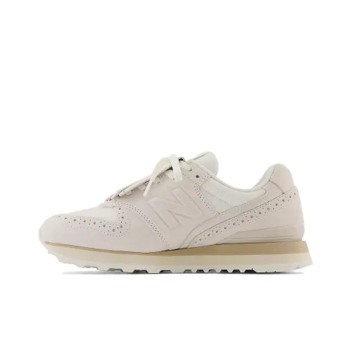 New Balance NB 996 Series Tassels Off Белый Низкий Топ Беговые кроссовки Женские Бежевый Белый Коричневый