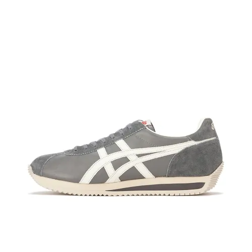 Onitsuka Tiger Moal 77 NM Амортизация Низкий Топ Casual Унисекс Серый Белый