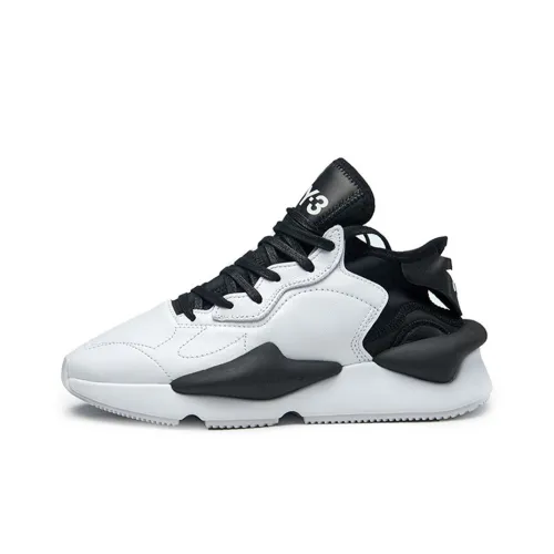 Y 3 Kaiwa Амортизация Противоскользящее покрытие Низкий топ Спортивная повседневная обувь Унисекс Белый Черный