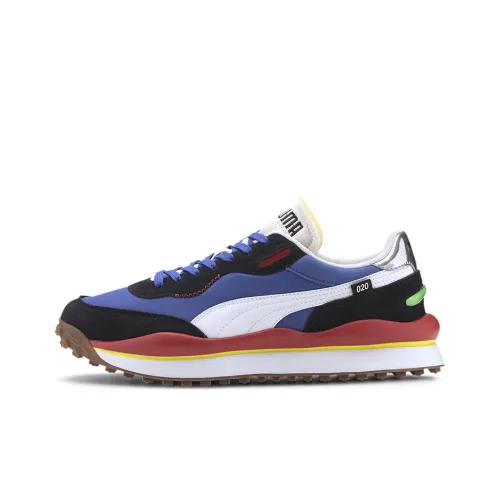 PUMA Style Rider Low Топ Casual Унисекс Синий Черный