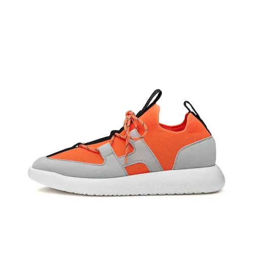 HERMES Duel Low Топ Повседневная обувь Женские Saturn Orange