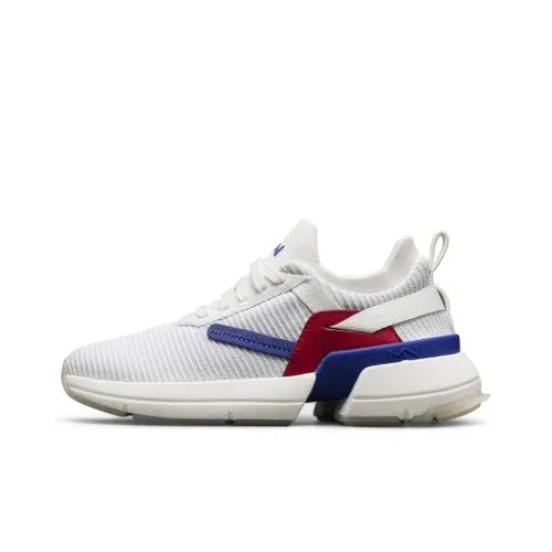 Skechers Split Низкий Топ Повседневная Обувь Женская Белый Синий Красный