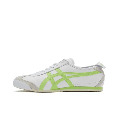 Onitsuka Tiger MEXICO 66 Slip-on Resistant Low Top Casual Unisex Neon Green Onitsuka Tiger MEXICO 66 Слип-он Прочный Низкий Топ Повседневный Унисекс Неон Зеленый