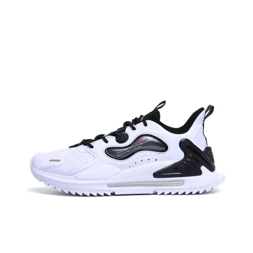 XTEP Амортизаторы Устойчивые к истиранию Низкий Топ Повседневный Мужской Белый Черный