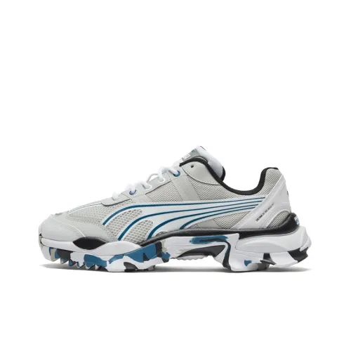PUMA Nitefo Dystopia Амортизация Износостойкий Низкий Топ Casual Унисекс Белый Серый