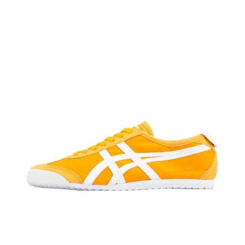 Onitsuka Tiger Mexico 66 Амортизация Противоскользящий Легкий Низкий Топ Повседневная Обувь Унисекс Желтый