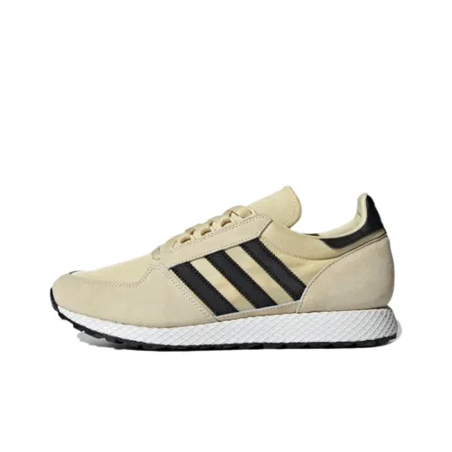 Adidas Originals Forest Grove Slip-resistant Low Top Повседневная обувь Мужская Желтая Черная