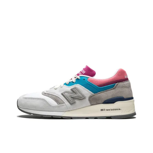 New Balance NB 997 AIME LEON DORE Низкие Беговые Кроссовки Женские Белые Синие Розовые