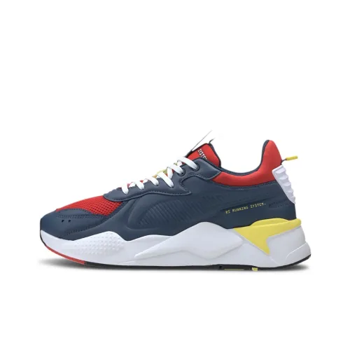 PUMA RS X Master Low Топ Спортивная Повседневная Обувь Мужская Синяя Красная