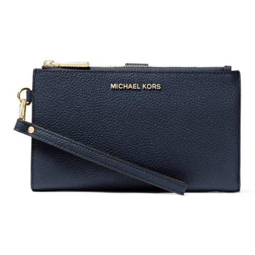 MICHAEL KORS Adele Чехол для телефона из кожи кошелек женский морской синий