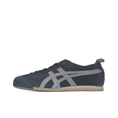 Onitsuka Tiger MEXICO 66 Vin Противоскользящий Устойчивый к истиранию Низкий Топ Повседневная обувь Унисекс Черный