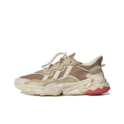 Adidas Originals Ozweego Низ Прочный Устойчивый к истиранию Низкий Топ Повседневный Унисекс Коричневый