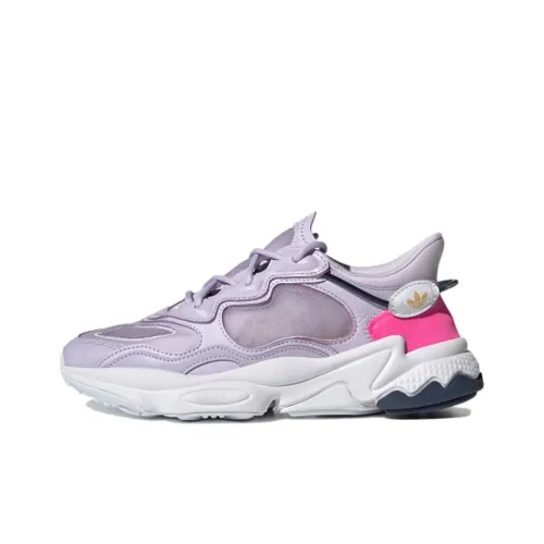 Adidas Originals Ozweego Lite Дышащий Низкий Топ Повседневный Женский Фиолетовый Белый