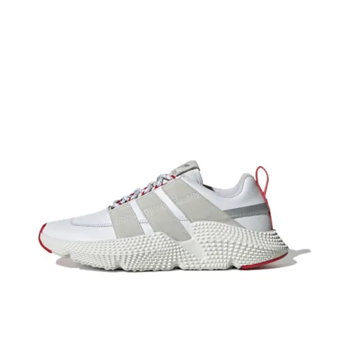 Adidas Originals PROPHERE V2 Нескользящий Легкий Низкий Топ Повседневный Унисекс Белый Серый Красный