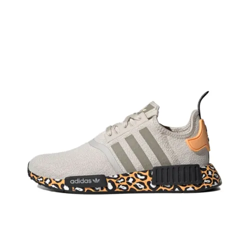 Adidas Originals NMD_R1 Дышащий Низкий Топ Повседневная Обувь Женская Серый Оранжевый