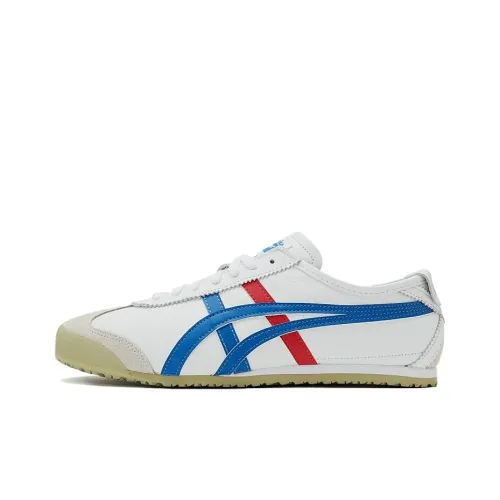 Onitsuka Tiger MEXICO 66 Противоскользящий Устойчивый к истиранию Легкий Низкий Топ Повседневная Обувь Унисекс Белый