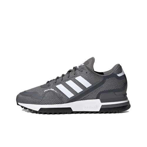 Adidas Originals ZX 750 HD Амортизаторы Slip-resistant Abrasion-resistant Низкий топ Повседневная обувь Мужская Серый