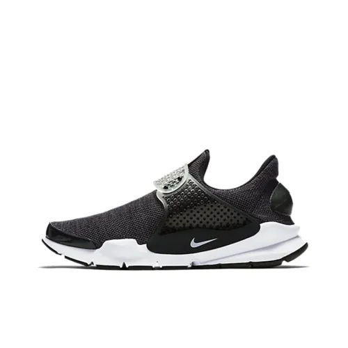 Nike Sock Dart SE Shock Absorbers Slip-resistant Low Top Casual Shoes Unisex Black White Найк Сок Дарт SE Шок Абсорбер Нескользящий Низкий Топ Повседневная Обувь Унисекс Черный Белый