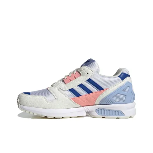 Adidas Originals ZX 8000 Slip-Resistant Shock Absorbers Низкий Топ Повседневная Обувь Унисекс Синий Белый Розовый
