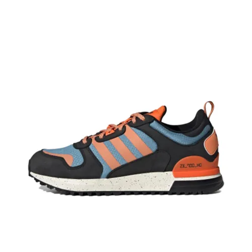Adidas Originals ZX 700 HD Амортизаторы Slip-resistant Abrasion-resistant Низкий топ Повседневная обувь Мужская Черный Оранжевый