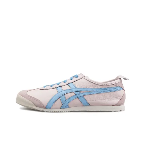 Onitsuka Tiger MEXICO 66 Нескользящий Легкий Низкий Топ Повседневный Унисекс Розовый