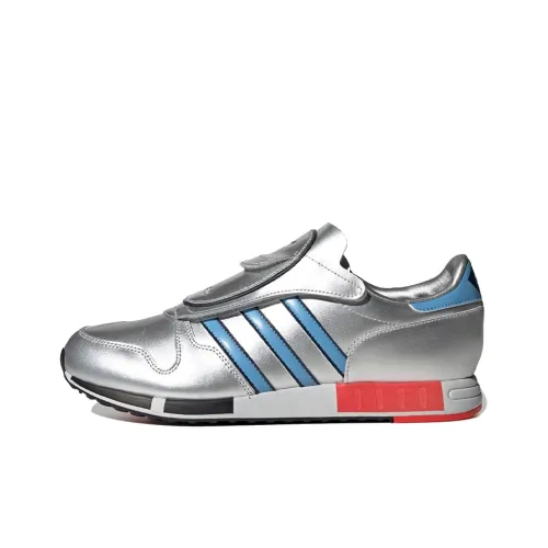Adidas Originals Micropacer Дышащий Низкий Топ Casual Унисекс Серебристо-Синий