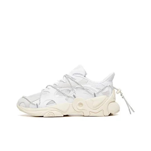 ANTA Split Collection Низкий Топ Спортивная Повседневная Обувь Женская Белая Кровь Селл