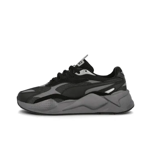 PUMA RS X3 Render Пазл Низкий Топ Спортивная Повседневная Обувь Унисекс Черный