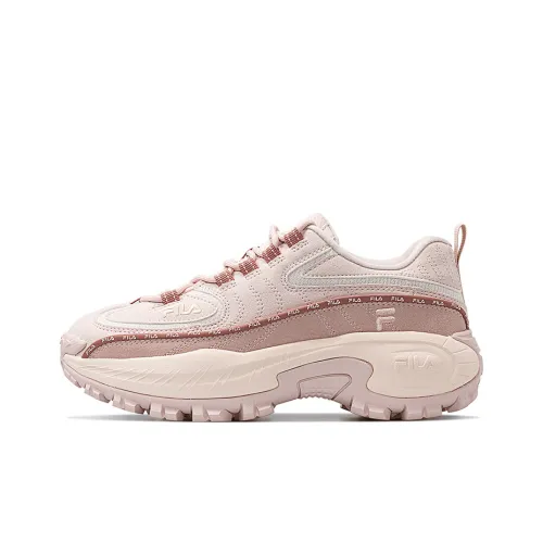 FILA FUSION Check Low Топ Повседневная обувь Женская Розовая