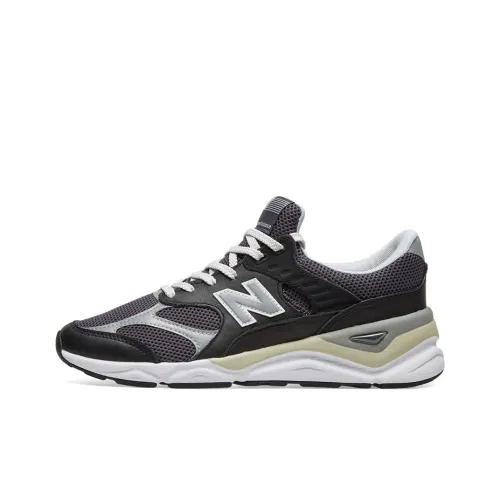 New Balance NB X 90 Амортизация Устойчивость к истиранию Дышащий Низкий Верх Повседневная Обувь Унисекс Темно-Серый Черный