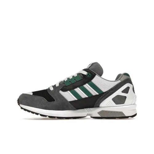 Adidas ZX 8000 ZX 8000 Slip-resistant Abrasion-resistant Lightweight Low-Top Running Shoes Unisex Gray White Adidas ZX 8000 ZX 8000 Противоскользящий Устойчивый к истиранию Легкий Низкий Топ Беговые Кроссовки Унисекс Серый Белый