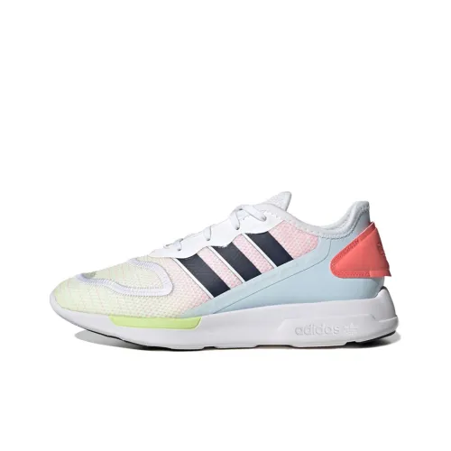 Adidas Originals ZX 2K Florine противоскользящий низкий топ кэжуал женский белый синий оранжевый