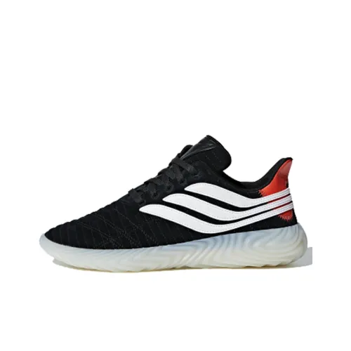 Adidas Originals Sobakov Амортизация Низкий Топ Повседневная Обувь Мужская Черный Белый Красный