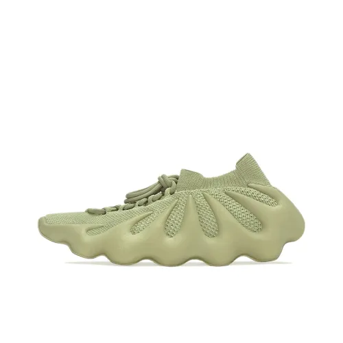 Adidas Originals Yeezy 450 Смола Амортизация Износостойкий Низкий Топ Casual Унисекс Серый Lake Green
