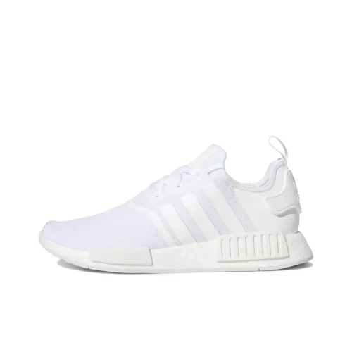 Adidas Originals NMD_R1 Slip Resistant Abrasion Resistant Дышащий Низкий Топ Casual Унисекс Облачный Белый