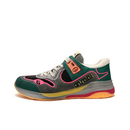 GUCCI Ultrapace Low Топ Повседневная обувь Мужская Зеленая