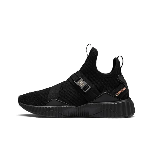 PUMA Defy SG Defy MID Амортизация Дышащий Легкий MID Топ Повседневная обувь Женские Черный