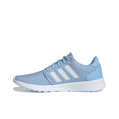 ADIDAS NEO Qt Racer Амортизация Низкий Топ Casual Женский Синий Белый