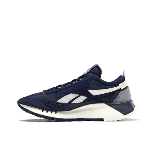 Reebok Classic Leather Low Топ Повседневная обувь Унисекс Синий Серый