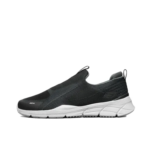 Skechers Equalizer 4,0 Износостойкие Низкие Топы Повседневная Обувь Мужская Черная