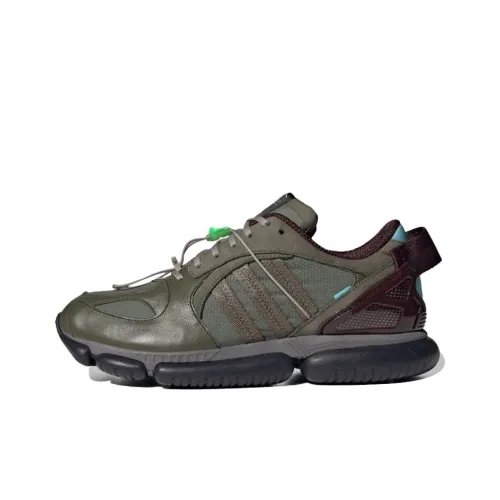 OAMC x Adidas Originals Тип O 6 Амортизаторы Slip-resistant (против скольжения) Abrasion-resistant (устойчивый к истиранию) Низкий топ Повседневная обувь Мужская Оливковый