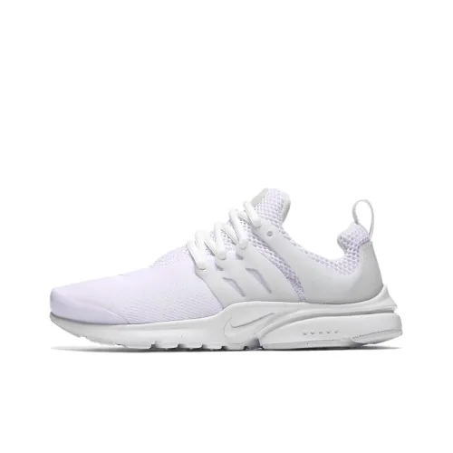 Nike Air Presto Амортизация Противоскользящий Легкий Покрытие Низкий Топ Кэжуал Женские Чисто Белый