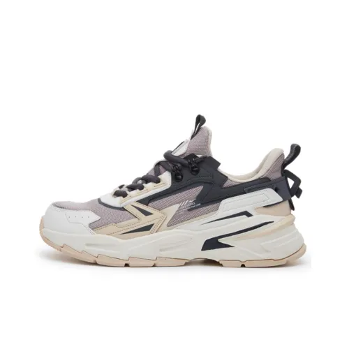 Erke Jing Hong 2,0 Xun Низкий Топ Спортивная Повседневная Обувь Мужская Песочный Охра Серый