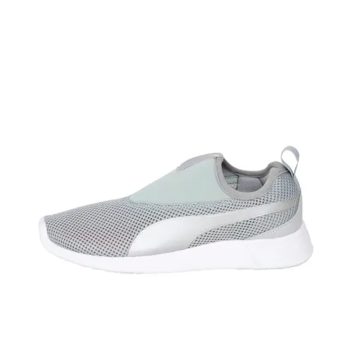 PUMA ST Evo v2 Slip On Low Top Повседневная обувь Женская Серый Зеленый